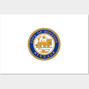 Seal of Houston Decal Posters and Art